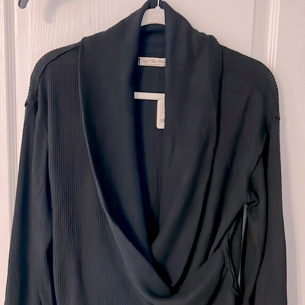 Free People We The Free Hold Me Close Pullover Black, Size L